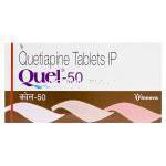 QUEL-50 キューエル、ジェネリックセロクエル、クエチアピン50mg